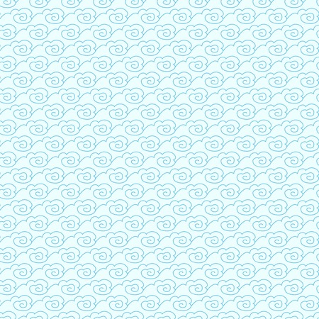 Blue seamless pattern. のイラスト素材