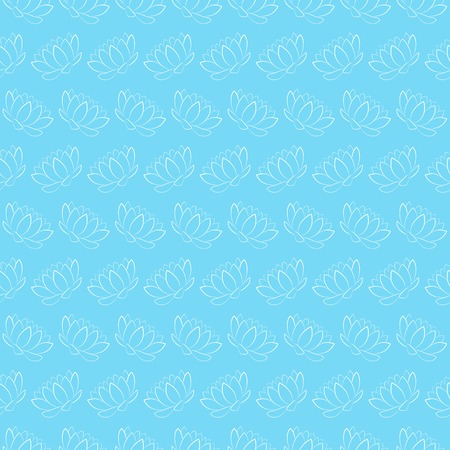 Blue seamless pattern.のイラスト素材