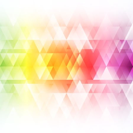 Abstract bright background. Vector illustration for modern design. Spectrum rainbow colors. Triangle...