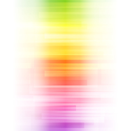 Abstract bright background. Vector illustration for modern design. Spectrum rainbow colors. Stripe border pattern. Invitation or greeting card design. Gradient colorful wallpaper with space for message.のイラスト素材