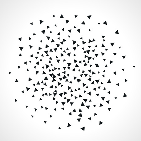 Triangle geometric background. Vector illustration for modern abstract design. Trendy decoration pattern template.のイラスト素材