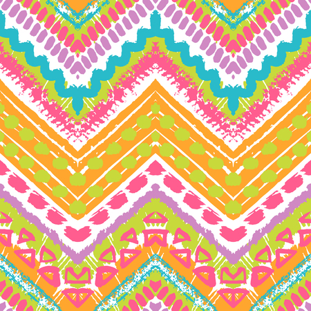 Tribal ethnic seamless patternのイラスト素材