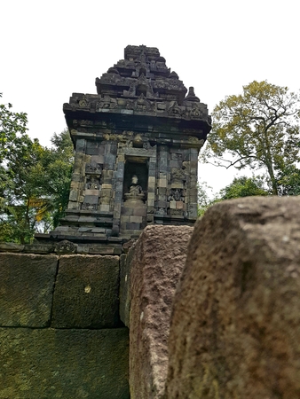 Merak temple in Javaの写真素材