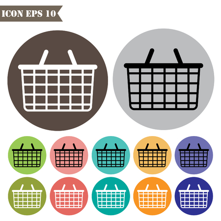 Basket  icons set.Vector illustrationのイラスト素材
