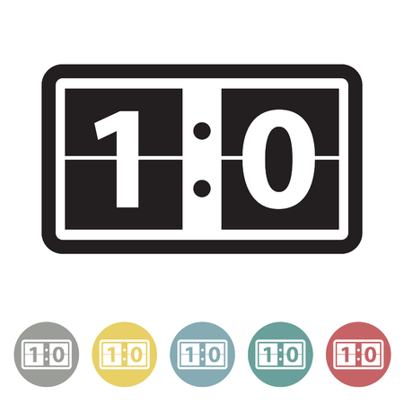 Score icon set.Vector illustrationのイラスト素材