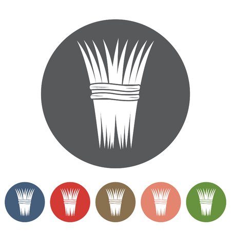 Thatch icon set.Vector illustrationのイラスト素材
