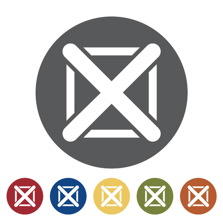 False icon set.Vector illustrationのイラスト素材