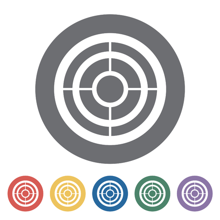 Goal icon. Vector illustration.のイラスト素材