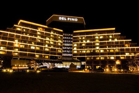 SEORAKSAN, SOUTH KOREA - OCT 14, 2012  Del Pino Resort is located near Seoraksan National Park for tourists visiting here のeditorial素材