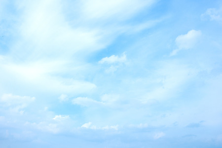 Blue sky and clouds abstract の写真素材