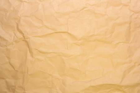 Crumpled recycle paper background and textureの写真素材
