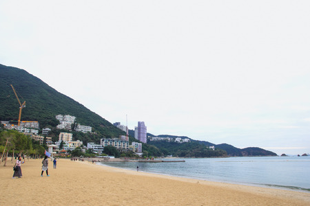 HONG KONG - DEC7, 2015 : Repulse Bay, is a bay in the southern part of Hong Kong Island and nearly Kwun Yim Shrine is a Taoist shrine at the southeastern end of Repulse Bay.のeditorial素材