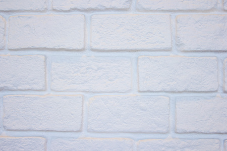 A white brick wall