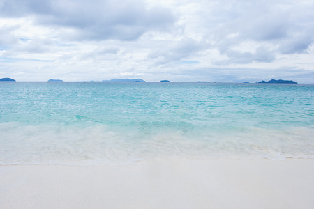 Summertime at the beachの写真素材