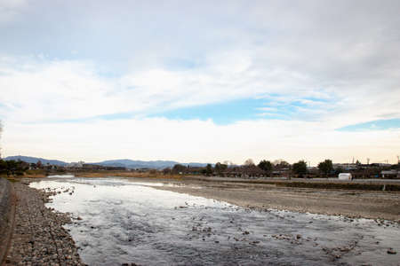 Landscape of Katsura River, Japan.の写真素材