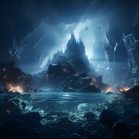 Frozen iceberg Melting polar ice concept rising global temperatureの素材