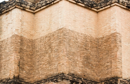 a strong wall tample in thailandの写真素材