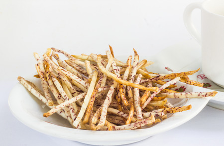 bread is good breakfast in this morning.の写真素材