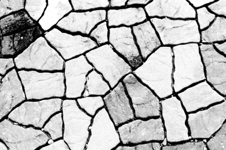 Background of old vintage brick wall.の写真素材