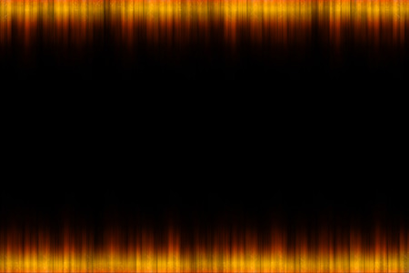 Isolated Fire Frame On Blackの写真素材