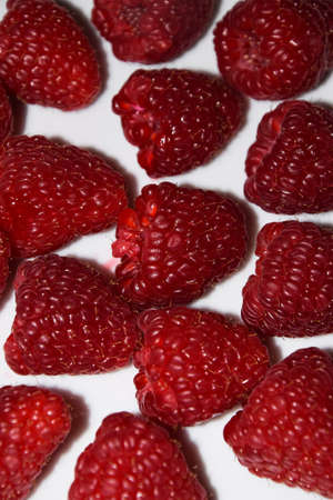 Fresh raspberries background