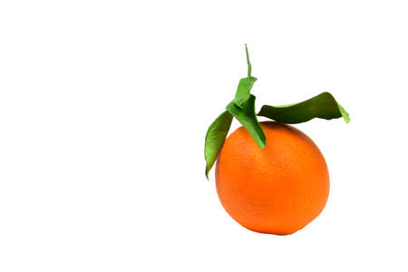 Orange isolated on white background with clipping path