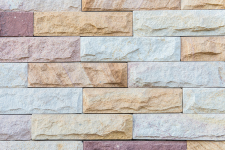 Stone bricks wallの写真素材