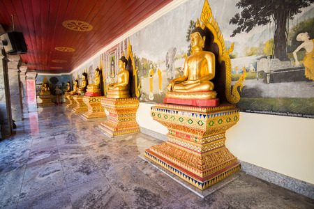 Buddha statue night time  in Doi Suthep, Chiang Mai, Thailandの写真素材