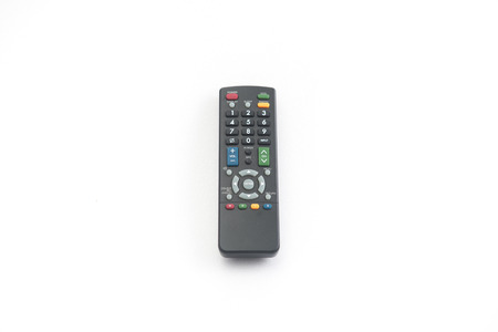 TV remote control isolated