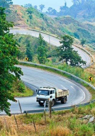  Truck on the roadの写真素材