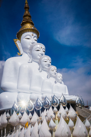 Wat Phra That Pha Kaew (Public temple) at Khao koh, Phetchabun province, Thailandの写真素材