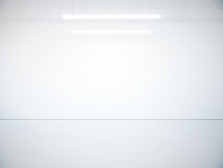 Concrete blank space interior wall. 3d renderの写真素材