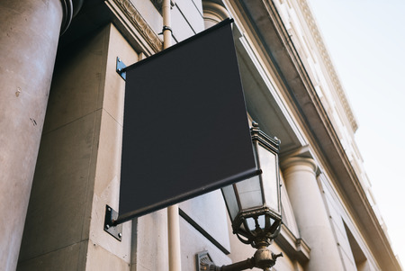 Signboard on the wallの写真素材
