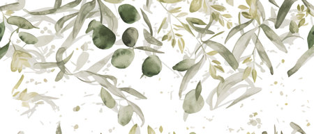 eucalyptus branches, seeds and leaves. Hand drawn eucalyptus bouquet isolated on white background. Floral illustration for design, print, fabric or background. vector illustrationのイラスト素材