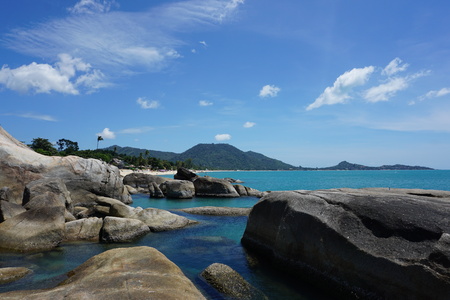 rocks in the oceanのeditorial素材