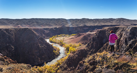 Landscape of kazakhstanの写真素材