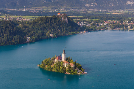 Bled Lake, Slovenia, Europeのeditorial素材