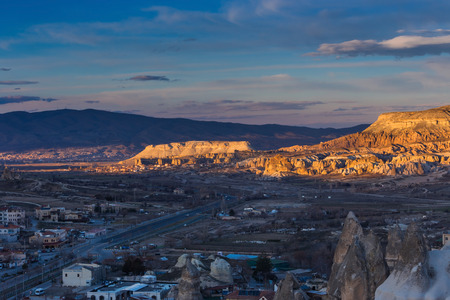 wonderful landscape of Cappadocia in Turkeyの写真素材