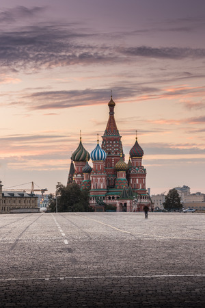 Moscow,Russia,Red square,view of St. Basil's Cathedral
