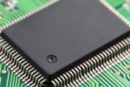 Computer circuit board  Shallow DOF