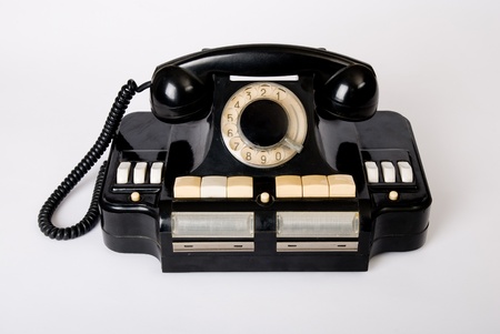 old phone old technology, historical telephoneの写真素材