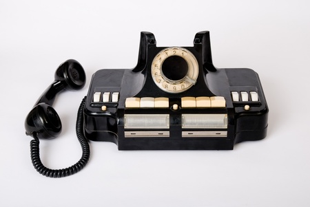 old phone old technology,historical telephoneの写真素材
