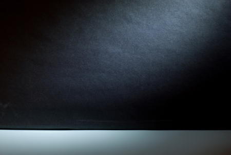 Empty gallery wall with lights for  advertisement.の写真素材