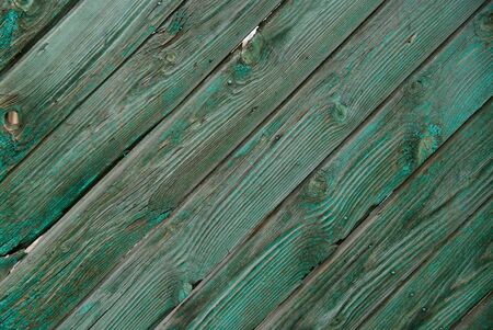Background of old painted wooden planks laid out diagonally. Advertising spaceの写真素材