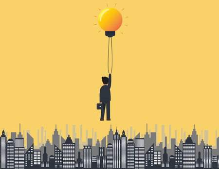 Business idea solution. concept development of ideasのイラスト素材