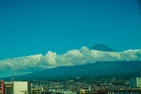 Of consuming cloud Mount Fuji imageのeditorial素材