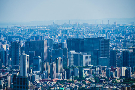 Urban landscape from the Roppongi Hills Observation Deckのeditorial素材