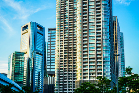 Minato-ku and groups of buildings of Shiodomeのeditorial素材