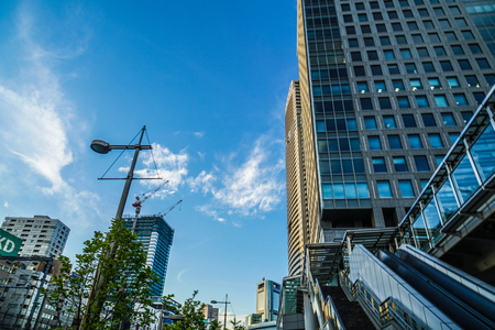 Minato-ku and groups of buildings of Shiodomeのeditorial素材