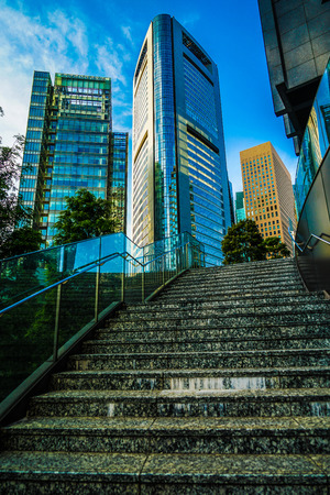 Minato-ku and groups of buildings of Shiodomeのeditorial素材